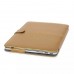 MacBook Pro 15.4" A1286 - Smart Holster PU Leather Case Cover Bag Sleeve Protective Notebook Cover Case - Vintage Gold